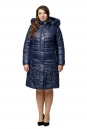 Женское пальто из текстиля с капюшоном, отделка песец 8009985