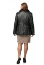 Женская кожаная куртка из натуральной кожи с воротником, отделка норка 8014730-3