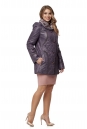 Куртка женская из текстиля с капюшоном, отделка искусственный мех 8016086-2