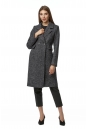 Женское пальто из текстиля с воротником 8017041