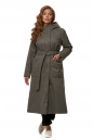 Женское пальто из текстиля с капюшоном 8017865-2