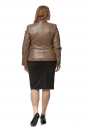 Женская кожаная куртка из натуральной кожи с воротником 8019016-3