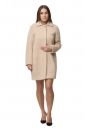 Женское пальто из текстиля с воротником 8019094