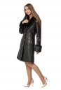 Женское кожаное пальто из натуральной кожи с воротником, отделка бобер 8019811-2