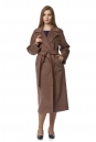 Женское пальто из текстиля с воротником 8021124