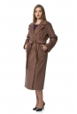 Женское пальто из текстиля с воротником 8021124-2