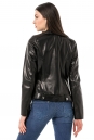 Женская кожаная куртка из натуральной кожи с воротником 8021400-6