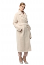 Женское пальто из текстиля с воротником 8021469