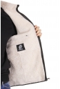 Мужская кожаная куртка из натуральной кожи с воротником, отделка овчина 8021883-10