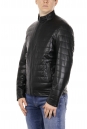 Мужская кожаная куртка из эко-кожи с воротником 8021940-2