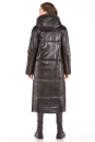 Женское кожаное пальто из натуральной кожи с капюшоном 8023138-2