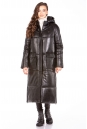 Женское кожаное пальто из натуральной кожи с капюшоном 8023138-3