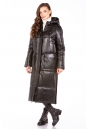 Женское кожаное пальто из натуральной кожи с капюшоном 8023138-5