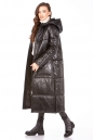 Женское кожаное пальто из натуральной кожи с капюшоном 8023138-11