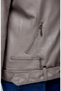 Женская кожаная куртка из эко-кожи с воротником 8023328-10