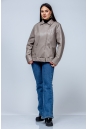 Женская кожаная куртка из эко-кожи с воротником 8023328-12