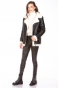 Женская кожаная куртка из эко-кожи с воротником, отделка искусственный мех 8023333-9