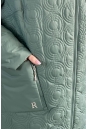 Женское пальто из текстиля с капюшоном 8024013-6