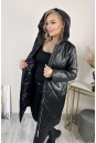 Женское пальто из текстиля с капюшоном 8024035-4