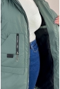 Женское пальто из текстиля с капюшоном 8024105-5